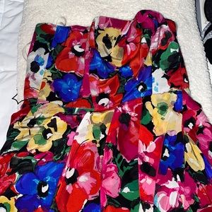 Shoshnanna Floral Mini/Midi Dress